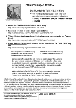 portuguese translation of world tai chi & qigong day press release