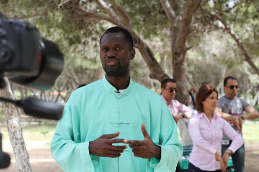 Ariel Bette Adolphe, Founder of FitaQi in Tunis, Tunisia, and Africa World Tai Chi Day organizer